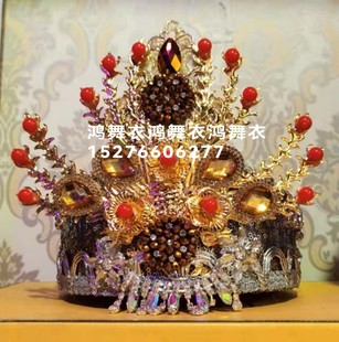 鸿舞衣 头饰 维吾尔族舞蹈帽子