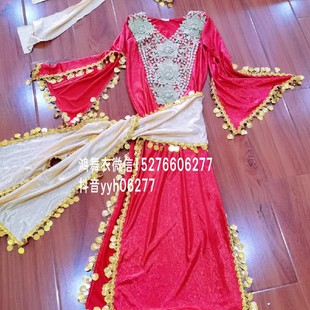 鸿舞衣舞蹈服装 肚皮舞袍子 订做