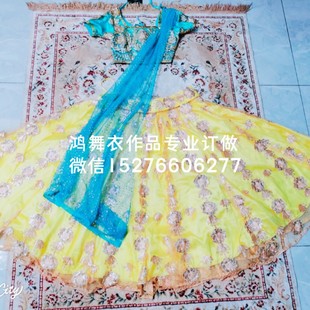 三件套 印度舞蹈服装 鸿舞衣舞蹈服装 专业订做