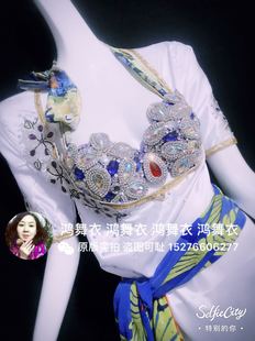 鸿舞衣肚皮舞演出服饰 民俗袍子