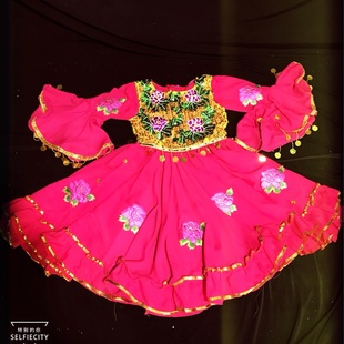 鸿舞衣维吾尔族舞蹈服装 订做