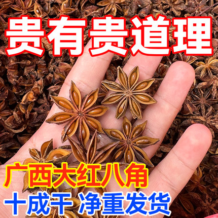 大红八角大料广西无硫足干新货500g家用商用去腥增香另售桂皮香叶