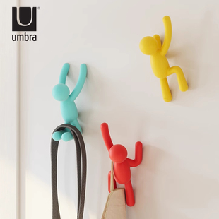 Umbra挂衣架创意伙伴挂衣钩玄关门口墙面装饰壁挂墙上衣帽高级感