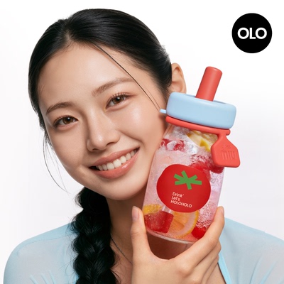 HOLOHOLO高硼硅玻璃大容量吸管杯