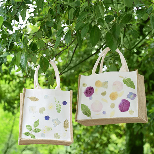 植物树叶敲拓染锤幼儿园