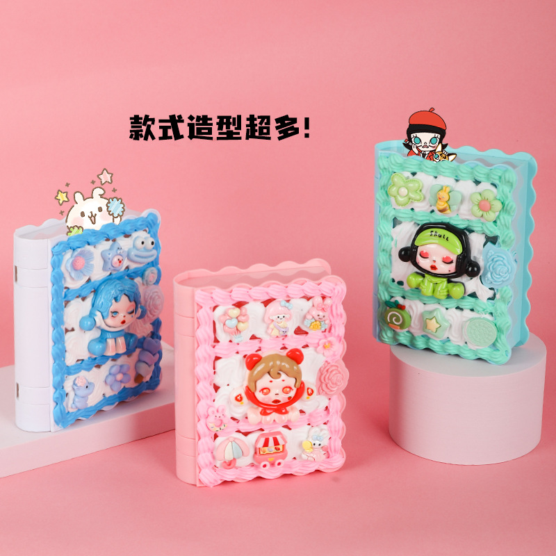 魔法书本造型带锁饰品收