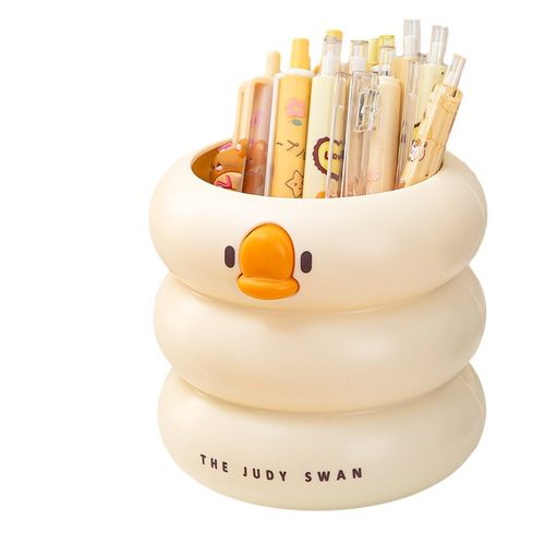 笔筒创意立体可爱鸭子造
