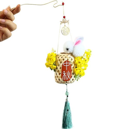 中秋节竹编灯笼花灯手提
