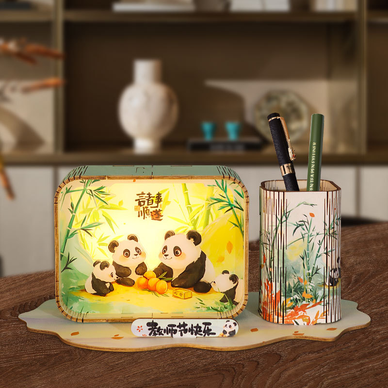 教师节手工礼物diy古风桌