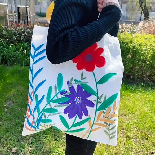 礼品帆布袋diy大容量收纳