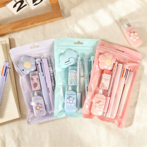 跨境文具套装7件套礼包高颜值学生开学毕业礼物学习文具伴手礼品