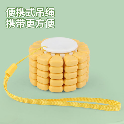 创意玉米拼装手指陀螺益智解压手指旋转指尖陀螺减压发泄玩具