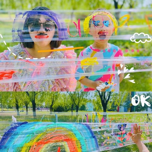 户外画画保鲜膜大卷儿童