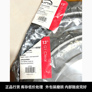 EVANS UNO鼓皮13英寸外包装磨损内部鼓皮完好正品库存低价处理