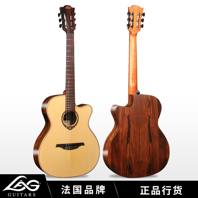 法国LAG古典吉他面单TN270ACE木吉他尼龙弦独奏SOLO单板电箱吉他