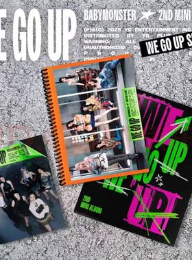 正版 宝怪 BABYMONSTER专辑 WE GO UP 迷你2辑 官方小卡周边