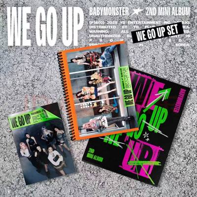 正版 宝怪 BABYMONSTER专辑 WE GO UP 迷你2辑 官方小卡周边