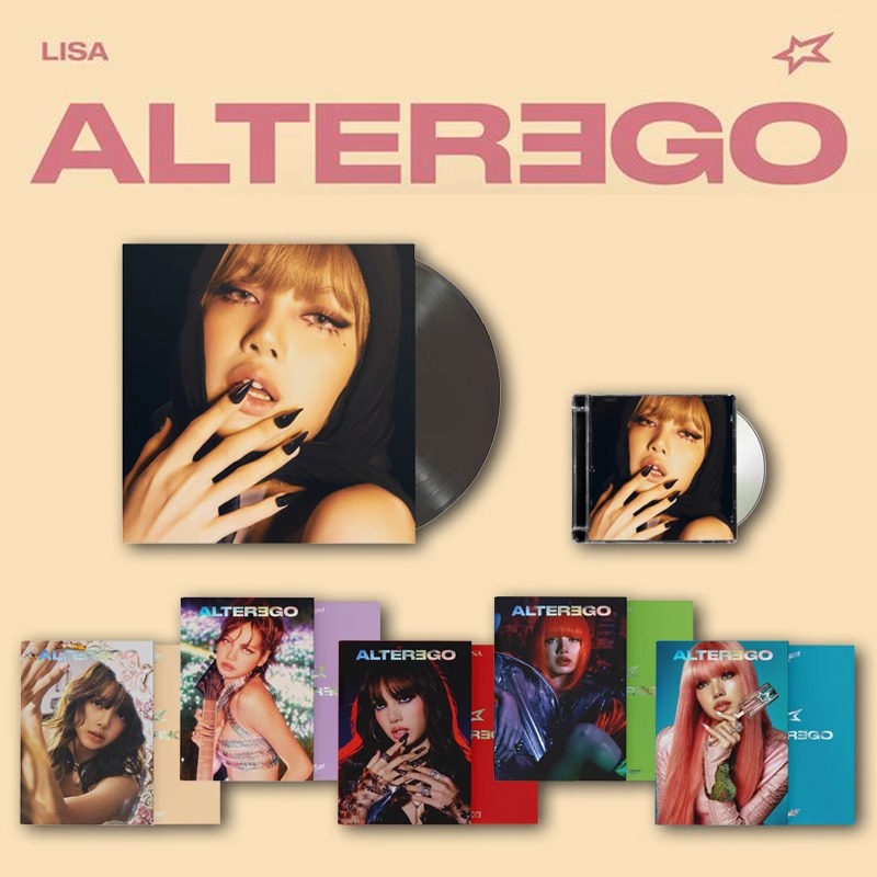 正版 Blackpink Lisa专辑 solo2 ALTER EGO 官方特典小卡海报周边