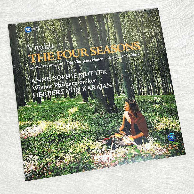 原装正版 穆特/卡拉扬 维瓦尔第 四季 小提琴协奏曲 LP黑胶唱片
