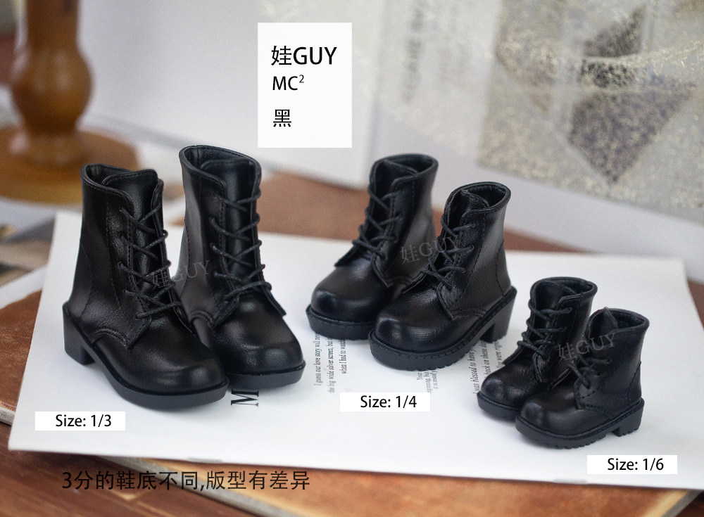 WGdoll bjd4分娃鞋3分5分大力力6分棍六矮胖ppei甘蔗猫可可靴MC2