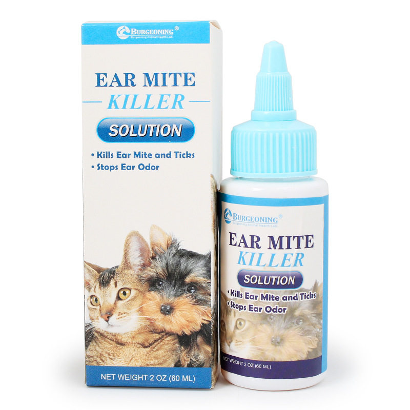 美国贝健宁消炎除螨油宠物狗狗猫咪犬猫通用60ml