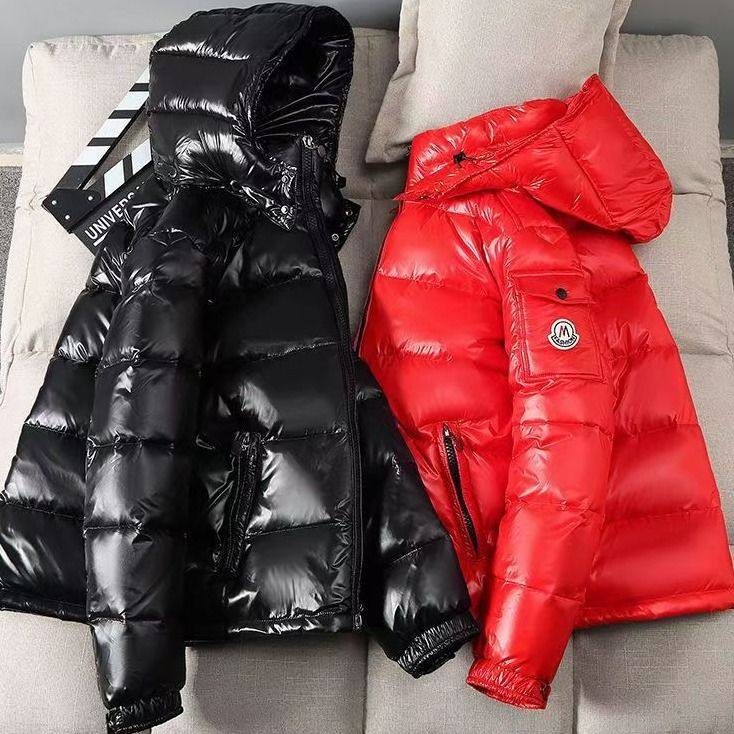 反季清仓羽绒服男士时尚短款加厚休闲亮面百搭青年潮棉服保暖外套