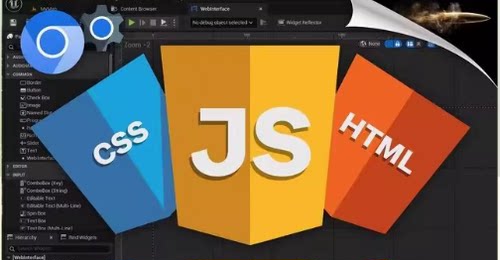 虚幻 UE5.6 Web UI WebUI UE5 网页HTML嵌入加载浏览器视频