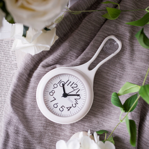 VUODET浴室夜光防水吸盘静音挂钟