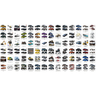 3dsky模型part 6 - 交通模型、电视墙与城市环境3D模型