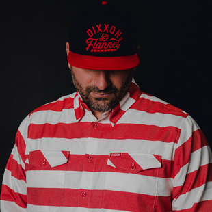 衬衫 hiphop奇卡洛chicano红白条纹嘻哈oversize监狱加肥大码 工装