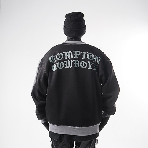 美式街头hiphop宽松oversize卫衣