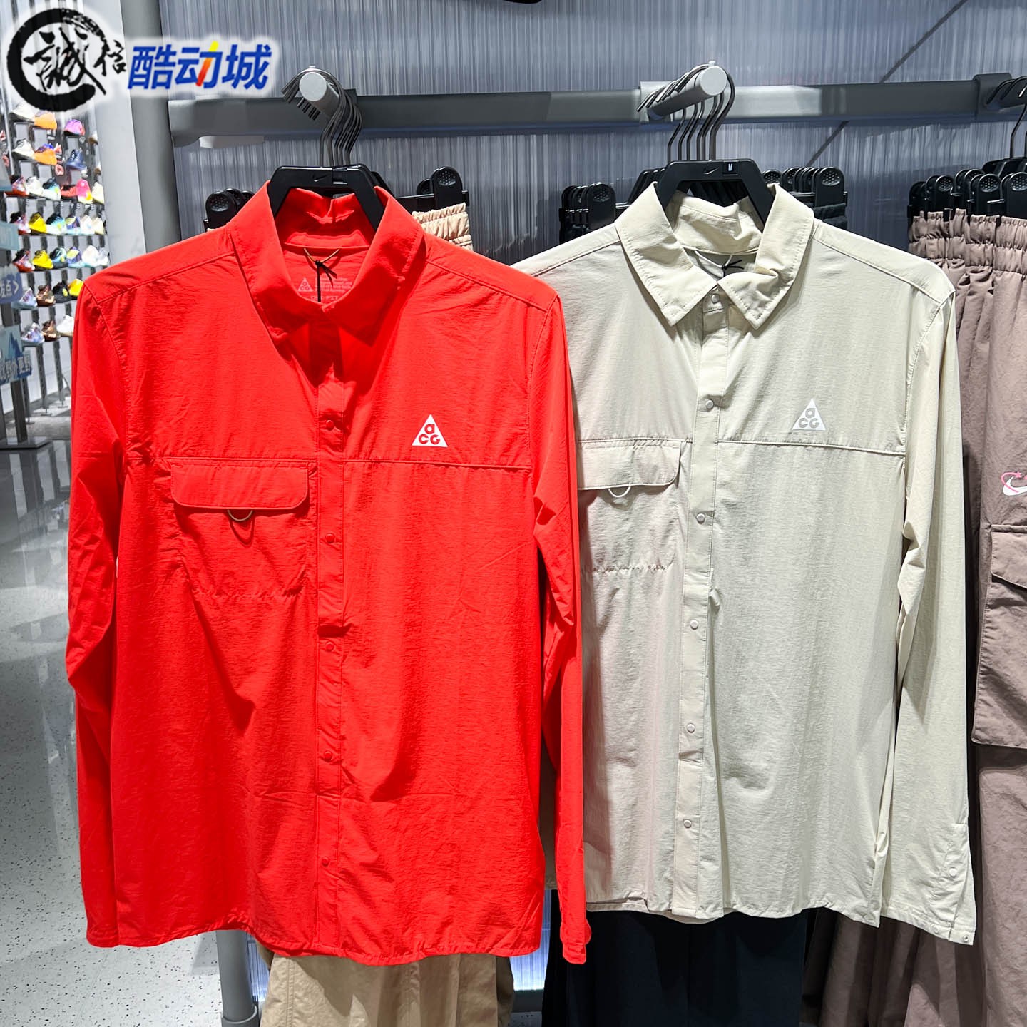 Nike耐克男装2026秋款Aireez长袖按扣越野跑步上衣IM5145-236-696