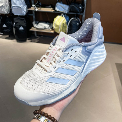 Adidas阿迪达斯女子DROPSET 3稳定透湿深蹲硬拉力量训练鞋 JR1678