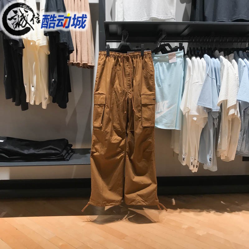 耐克宽松直筒运动休闲长裤图片