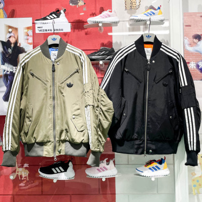 ADIDAS阿迪达斯三叶草男装2024冬新款休闲宽松运动夹克外套JD3743