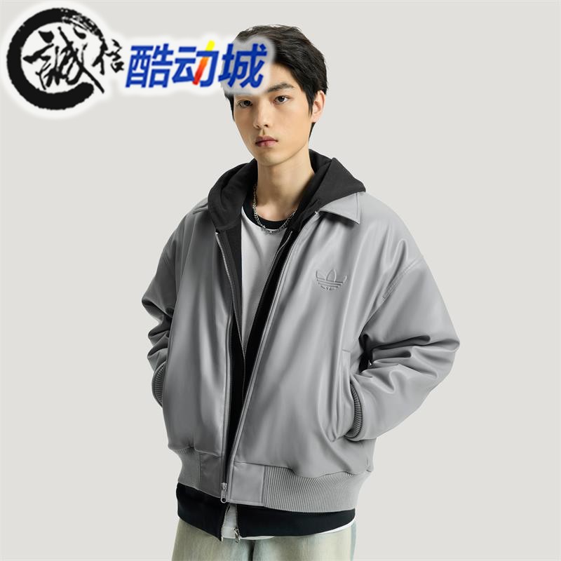 阿迪达斯三叶草男子宽松夹克外套