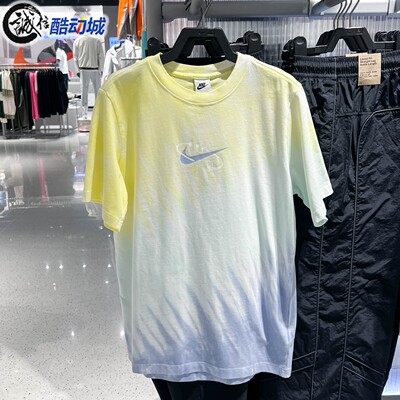 Nike耐克女子2026夏新款舒适透气时尚撞色运动休闲T恤 IR7557-714