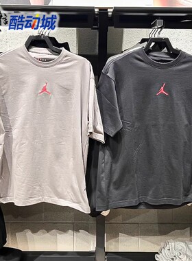 Nike耐克男装Jordan后背印花棉质透气运动短袖T恤 IH0833-029-045