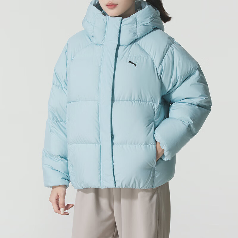 PUMA彪马女子2025冬新款舒适鸭绒外套短款运动羽绒服691045-47-50