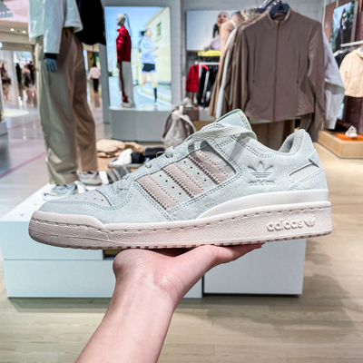 阿迪达斯三叶草男女鞋2025春季新款低帮百搭篮球运动休闲鞋JQ9146
