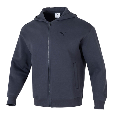 PUMA彪马男装2025春新款运动舒适休闲拉链连帽夹克外套 631388-69