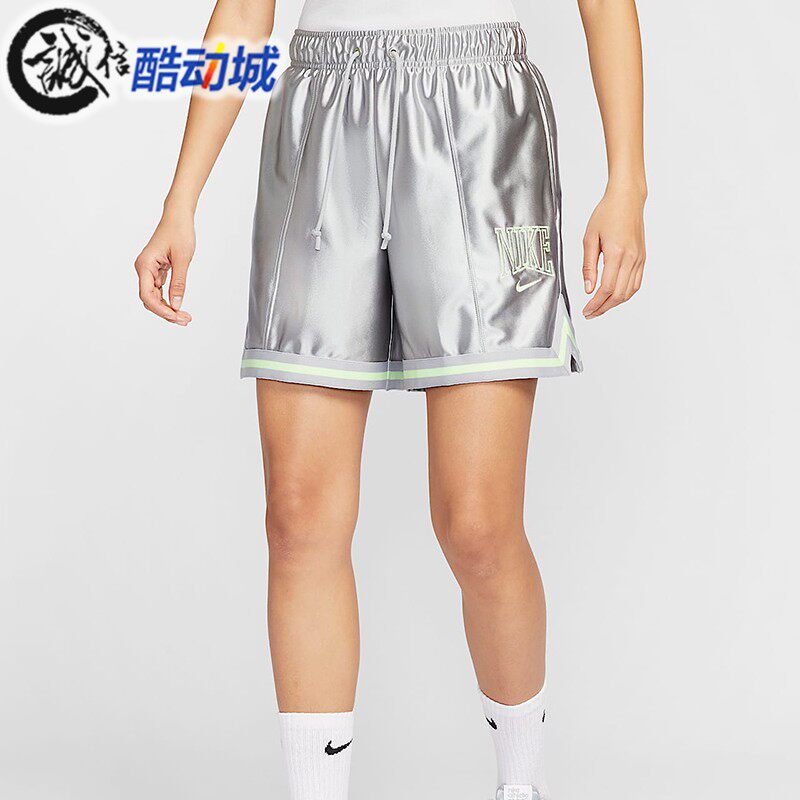 Nike耐克女子2025夏新款银绿梭织速干运动短裤HJ0164-077-133-010