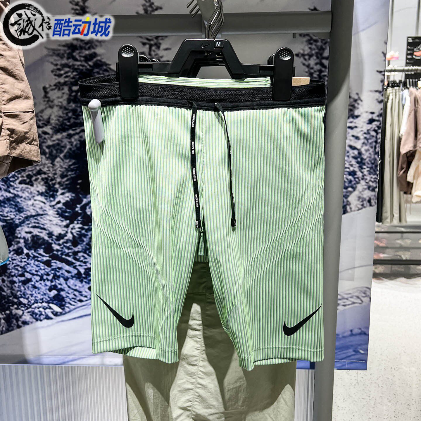 Nike耐克2026夏季男子AeroSwift速干跑步运动紧身短裤 FN3370-337