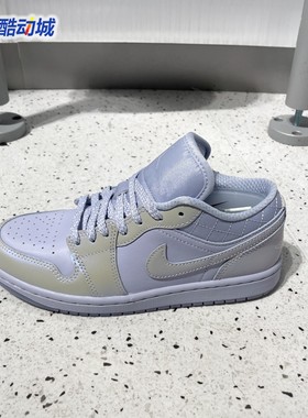 Nike耐克2025新款AJ1女子时尚拼色舒适缓震篮球运动鞋 IM5129-010