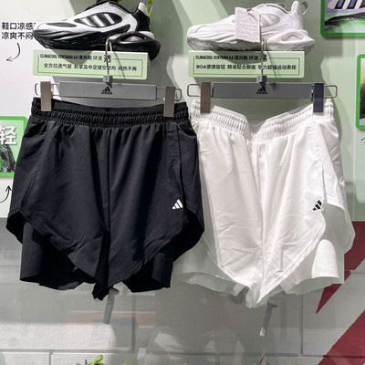 阿迪达斯那尔那茜同款二合一训练运动健身速干短裤 KB3141 IQ2655