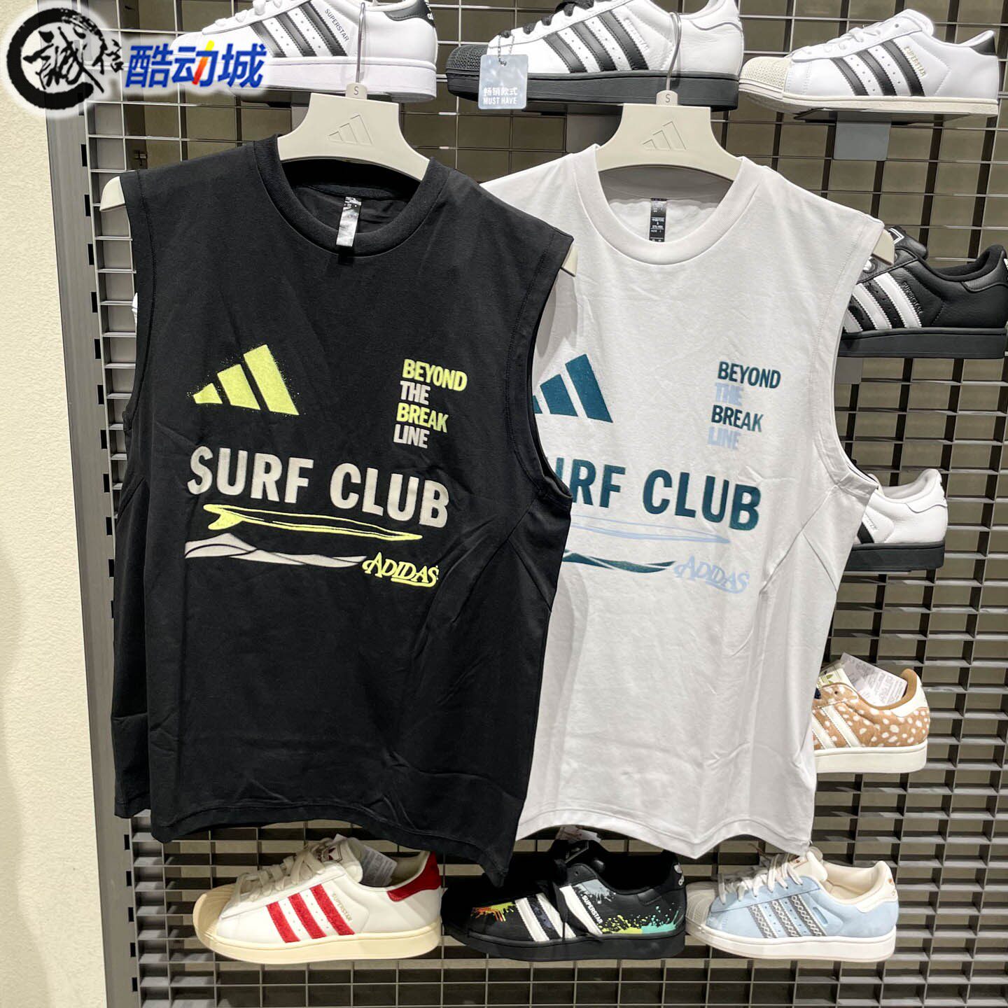Adidas阿迪达斯男装2026秋款运动休闲无袖背心上衣 LE1248 LE1249