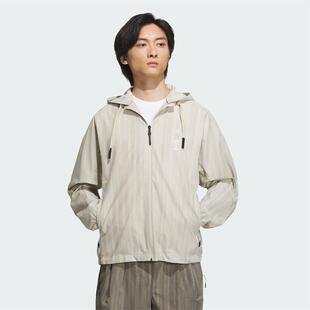 阿迪达斯男子2024夏武极系列舒适百搭运动休闲连帽夹克外套IW1513