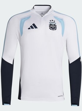 Adidas阿迪达斯男子2026春季新款速干阿根廷队足球员训练服JZ5969