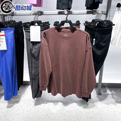 Nike耐克2025冬新款Book德文布克男子长袖宽松篮球T恤 IH5086-502