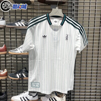 阿迪达斯三叶草男女短袖球衣